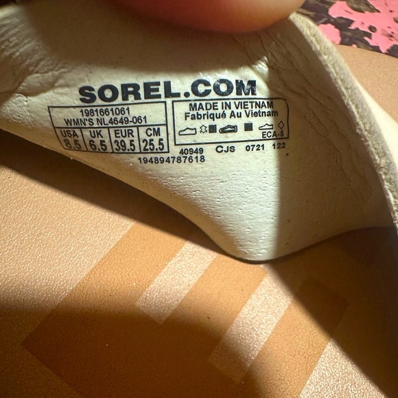 SOREL Ella Li strappy flat sandals sz 8.5 - worn once - Picture 8 of 8